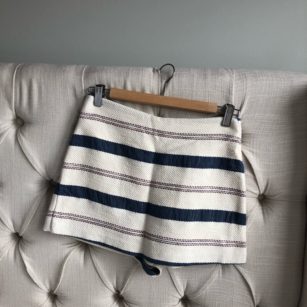 Zara multi-striped skort